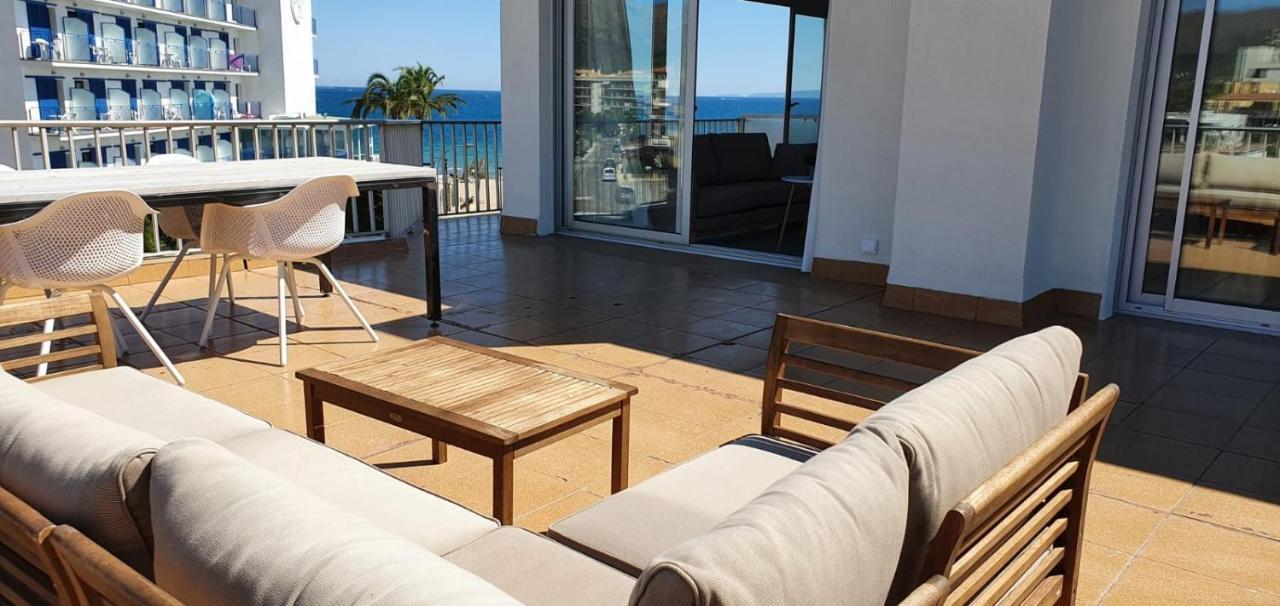 Beautiful Loft, Huge Sunny Terrace, View Over The Beach And Sea Ρόζες Εξωτερικό φωτογραφία